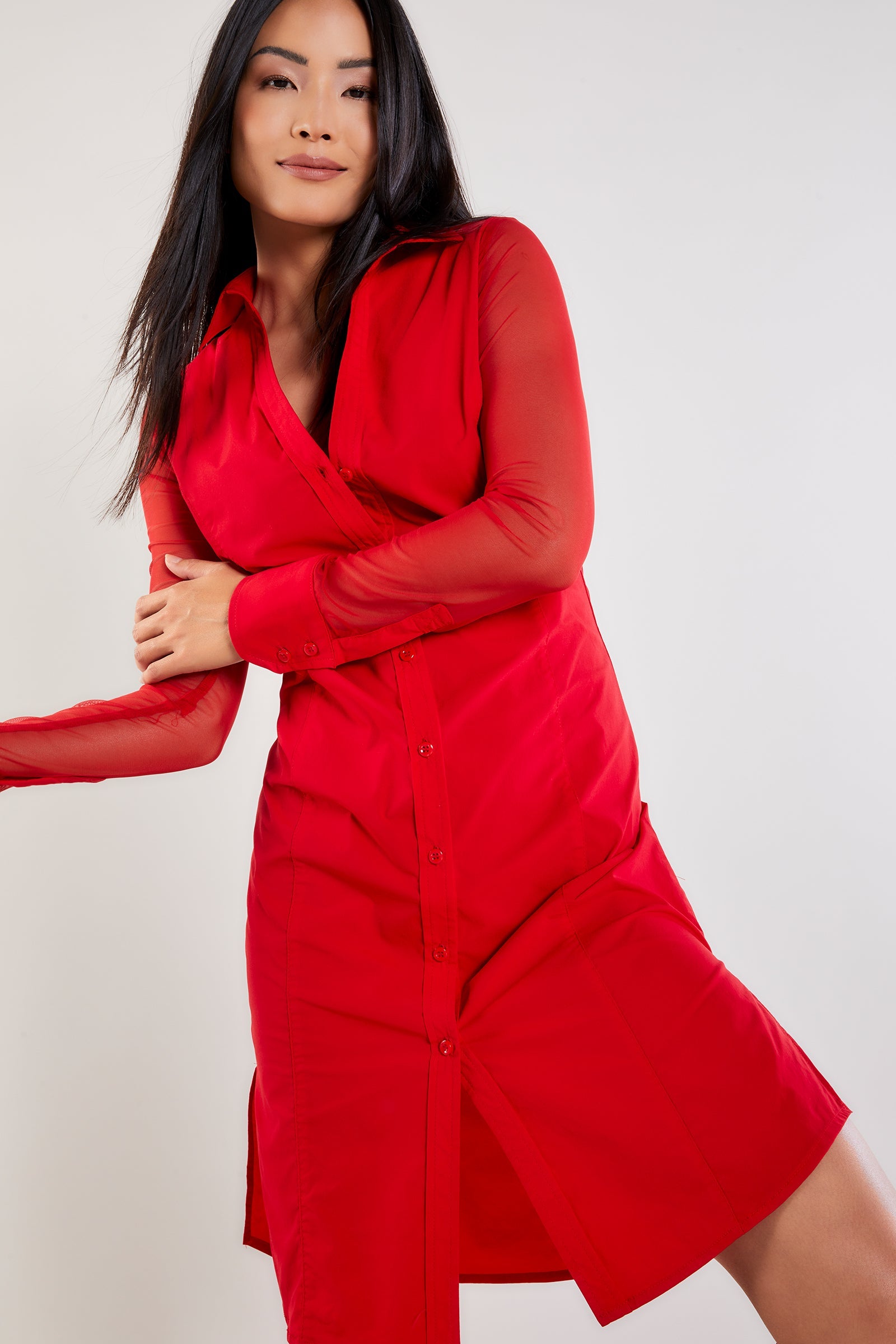 ATOMIC RED || Beth Honiara Dress