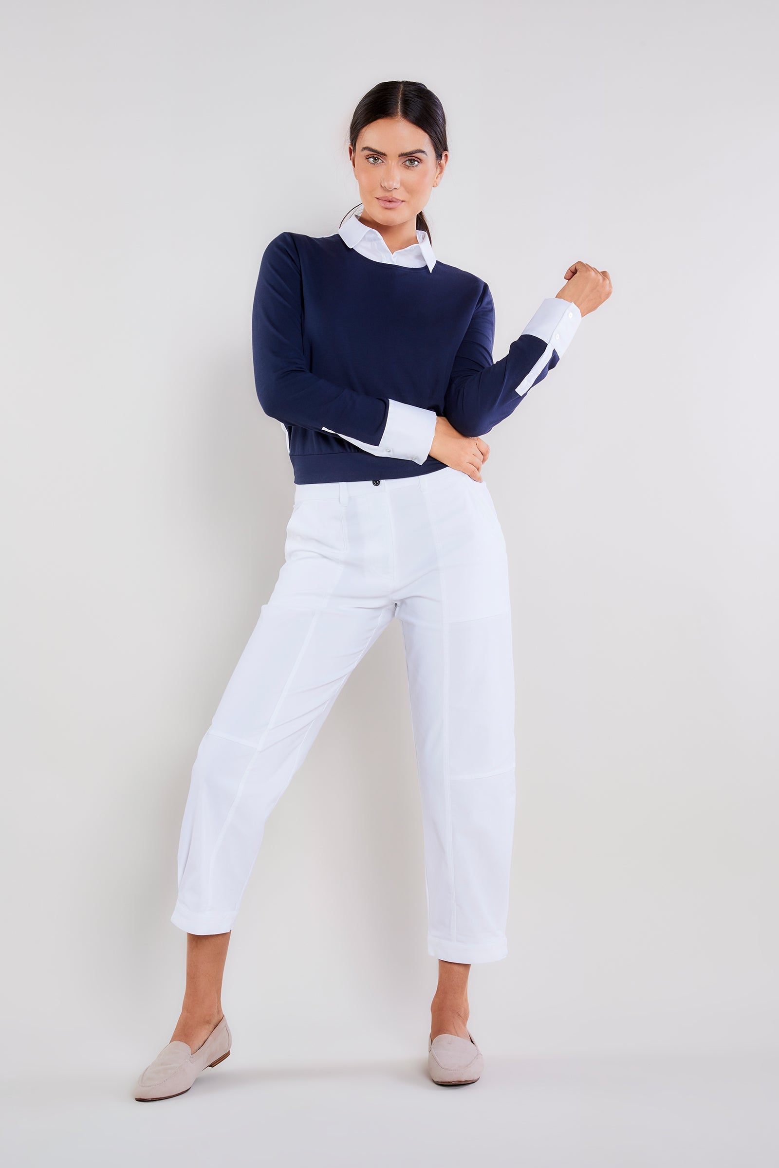 Navy/White||