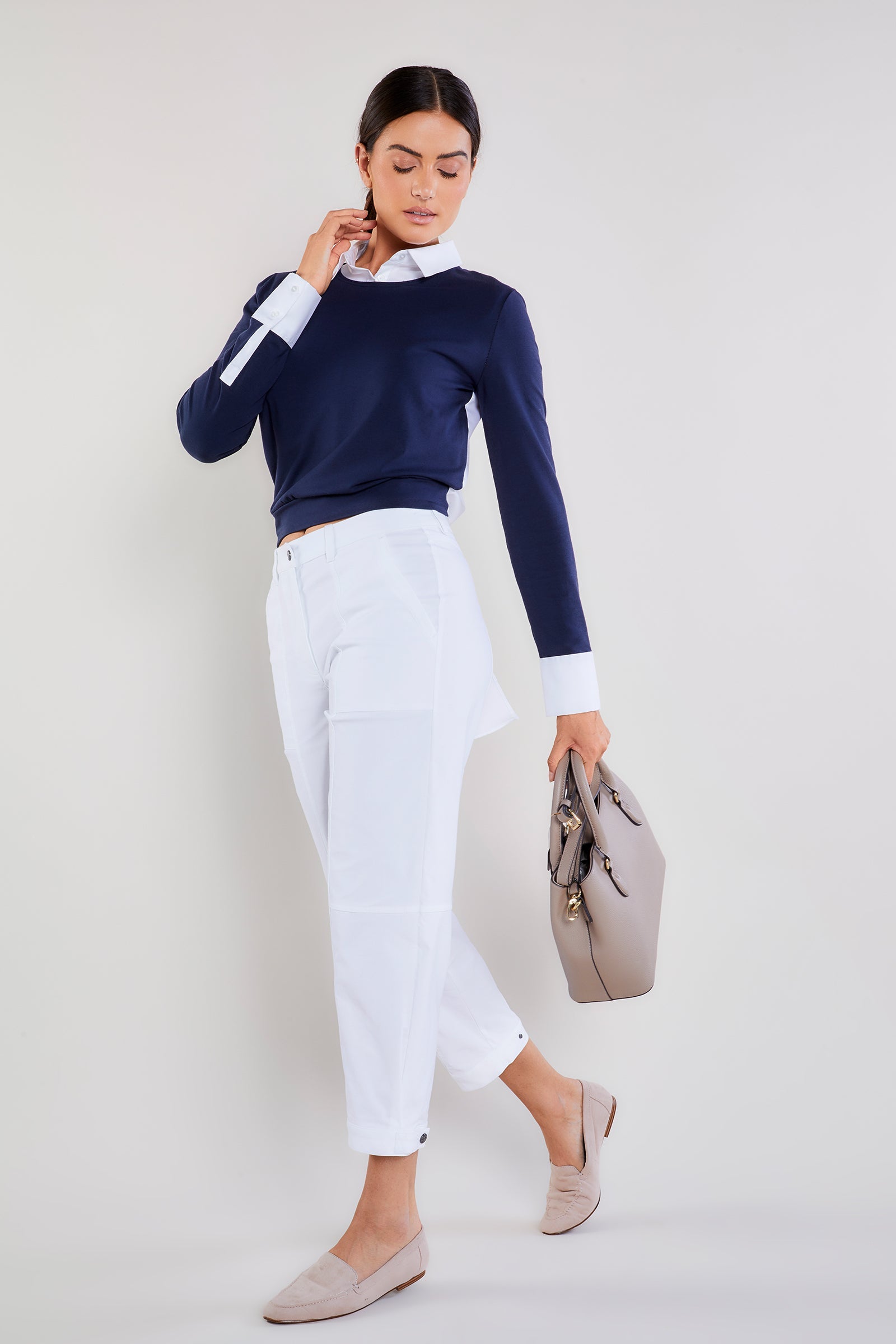 Navy/White||
