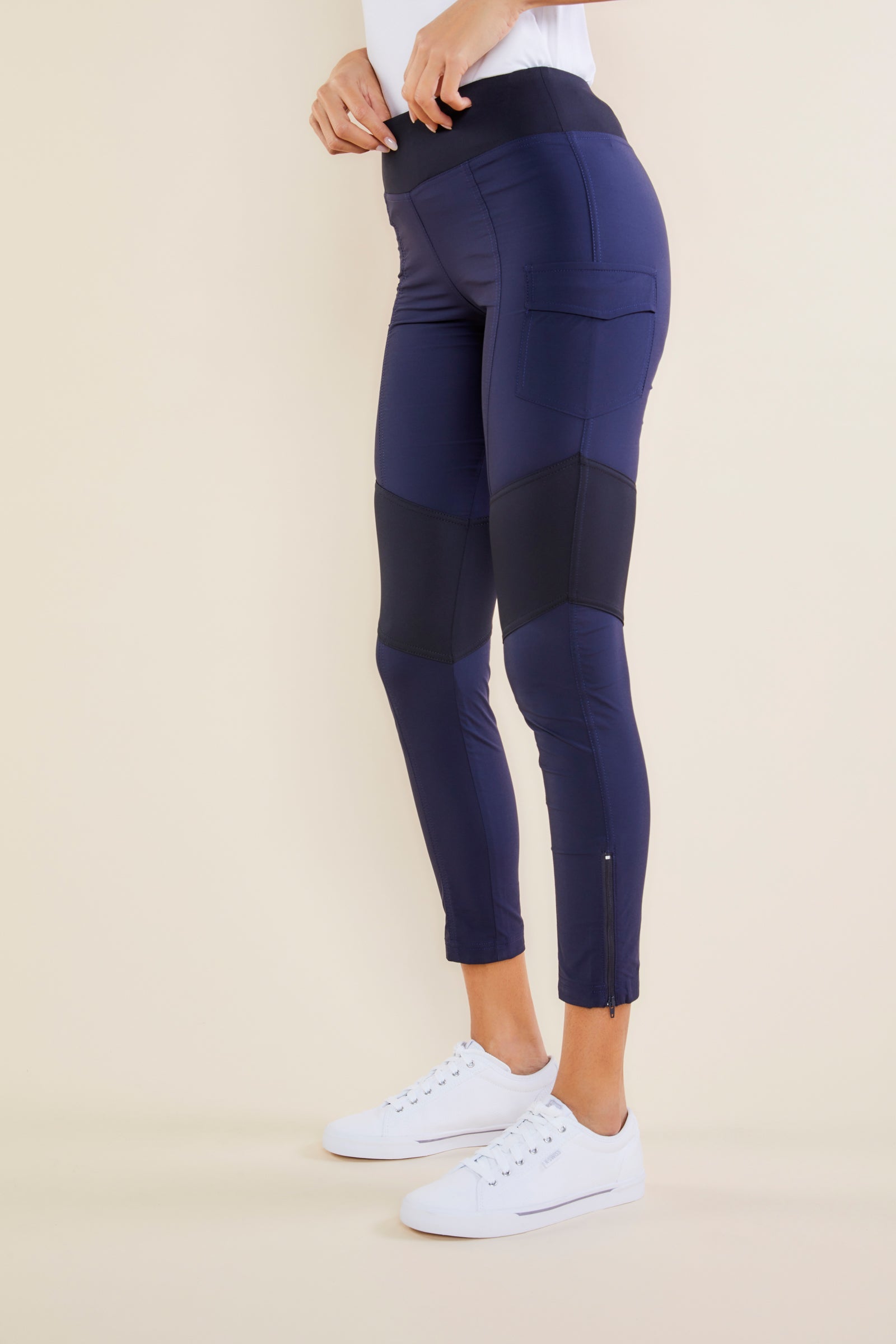 Navy with Black||