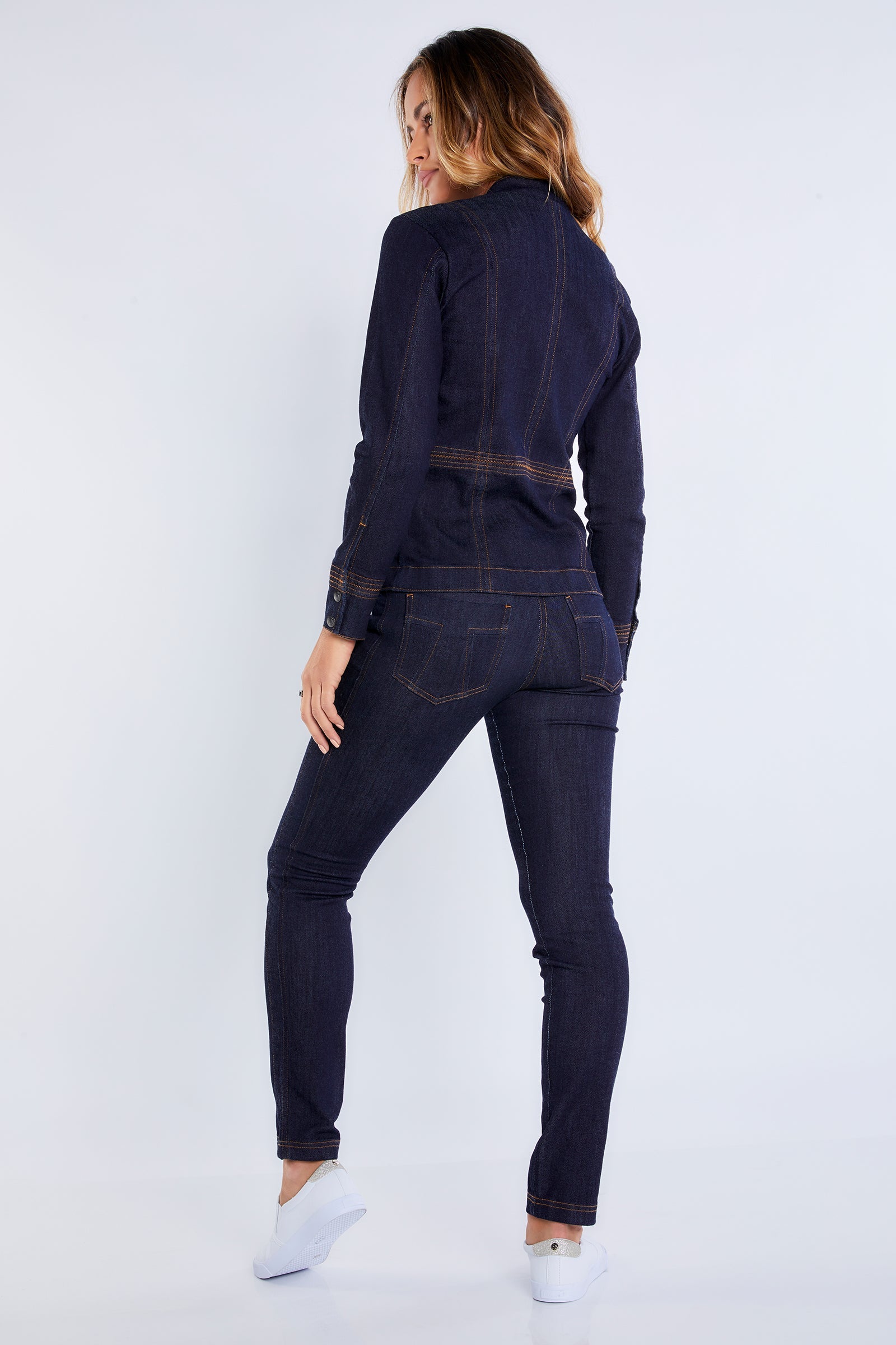 Dark Wash Denim || Frida Denim Jacket