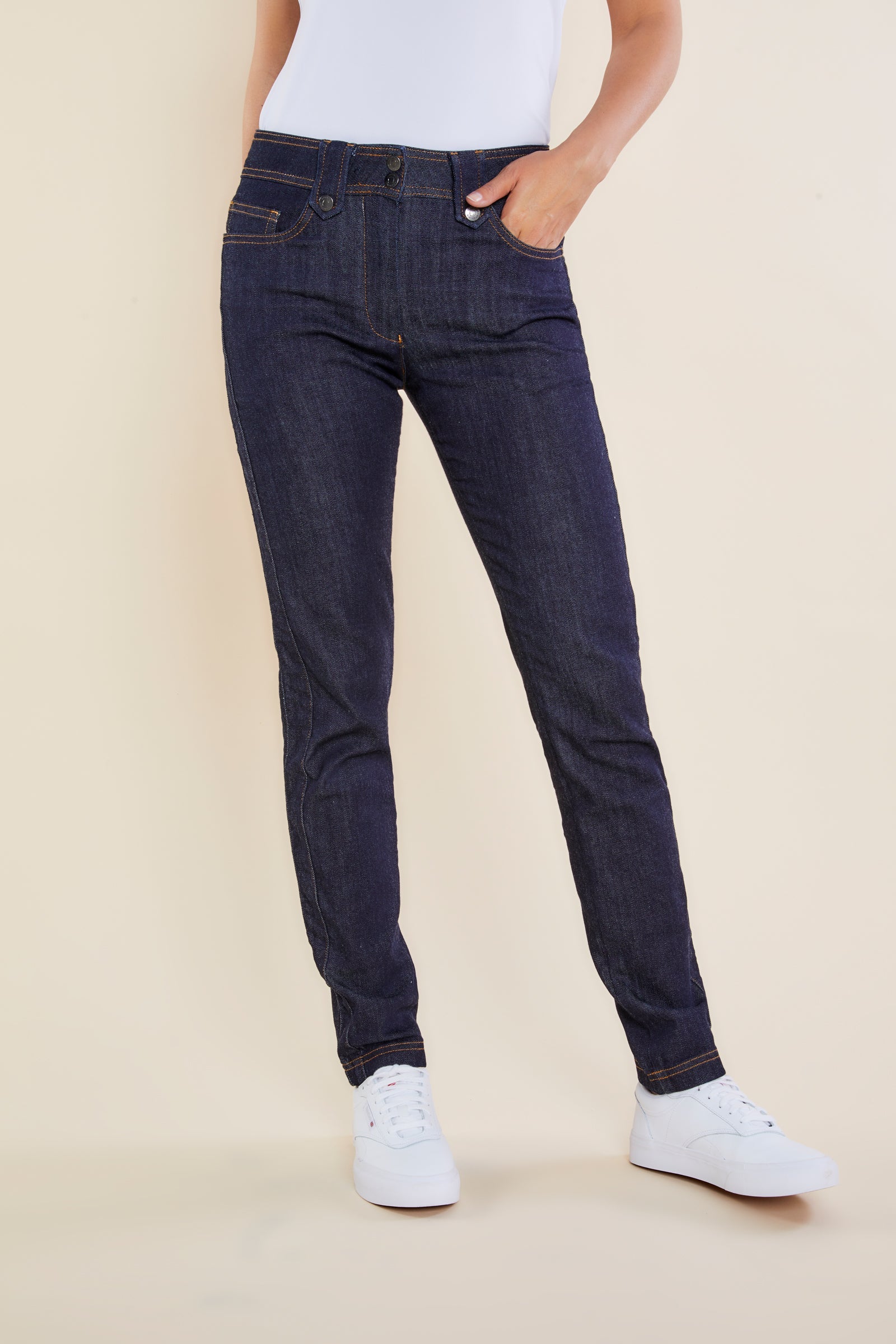 Dark Wash Denim || Skyler Denim Pant