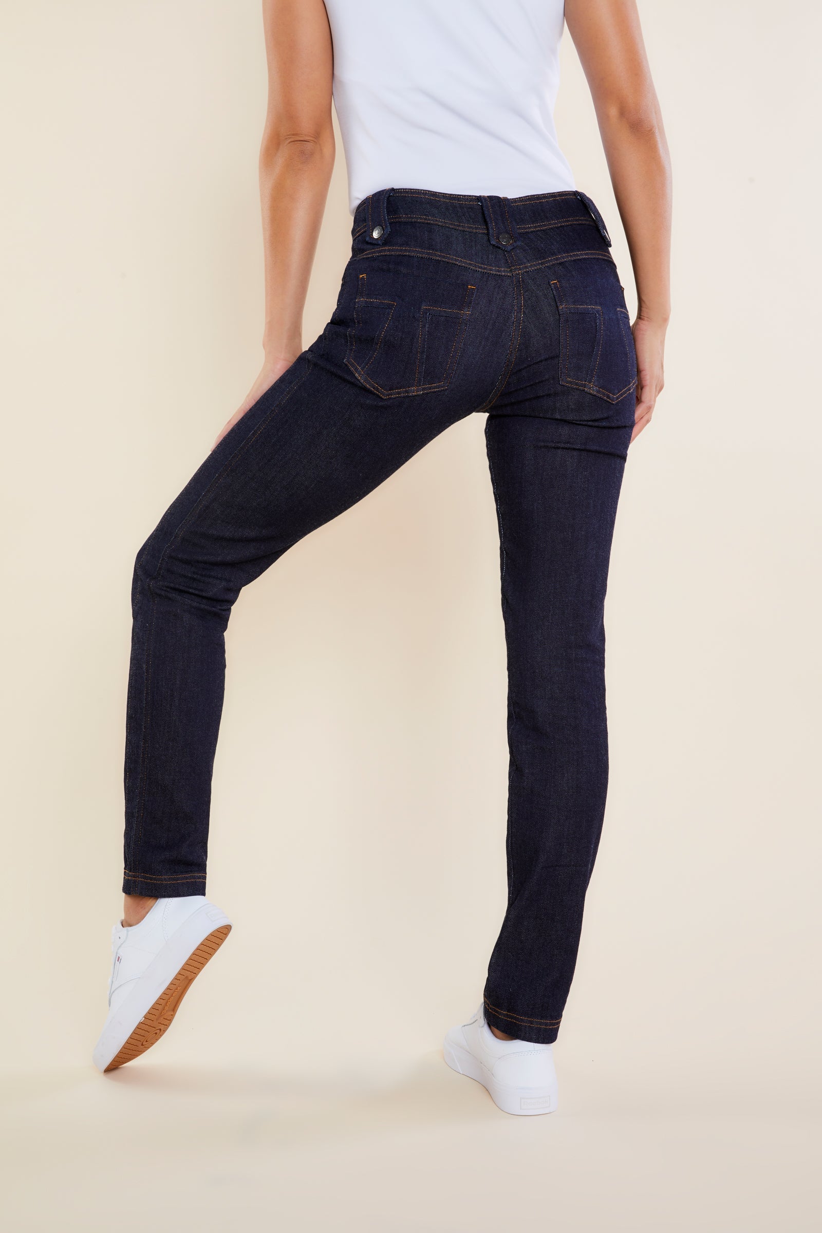 Dark Wash Denim || Skyler Denim Pant