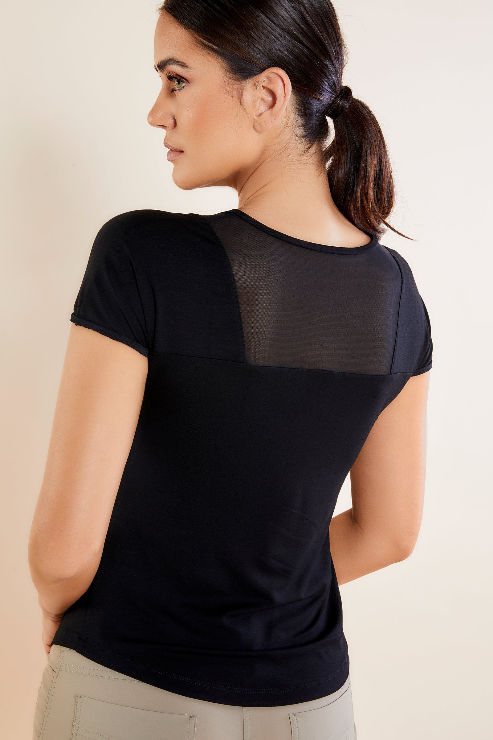 Black || Chiara Short Sleeve