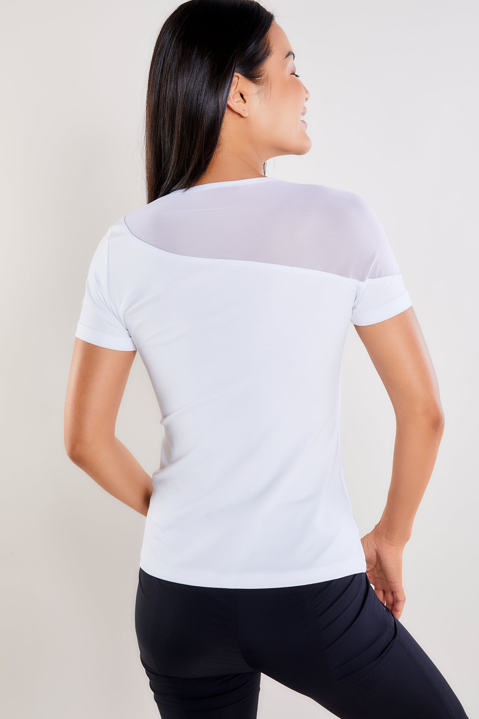 White || Betty Asymmetrical Top