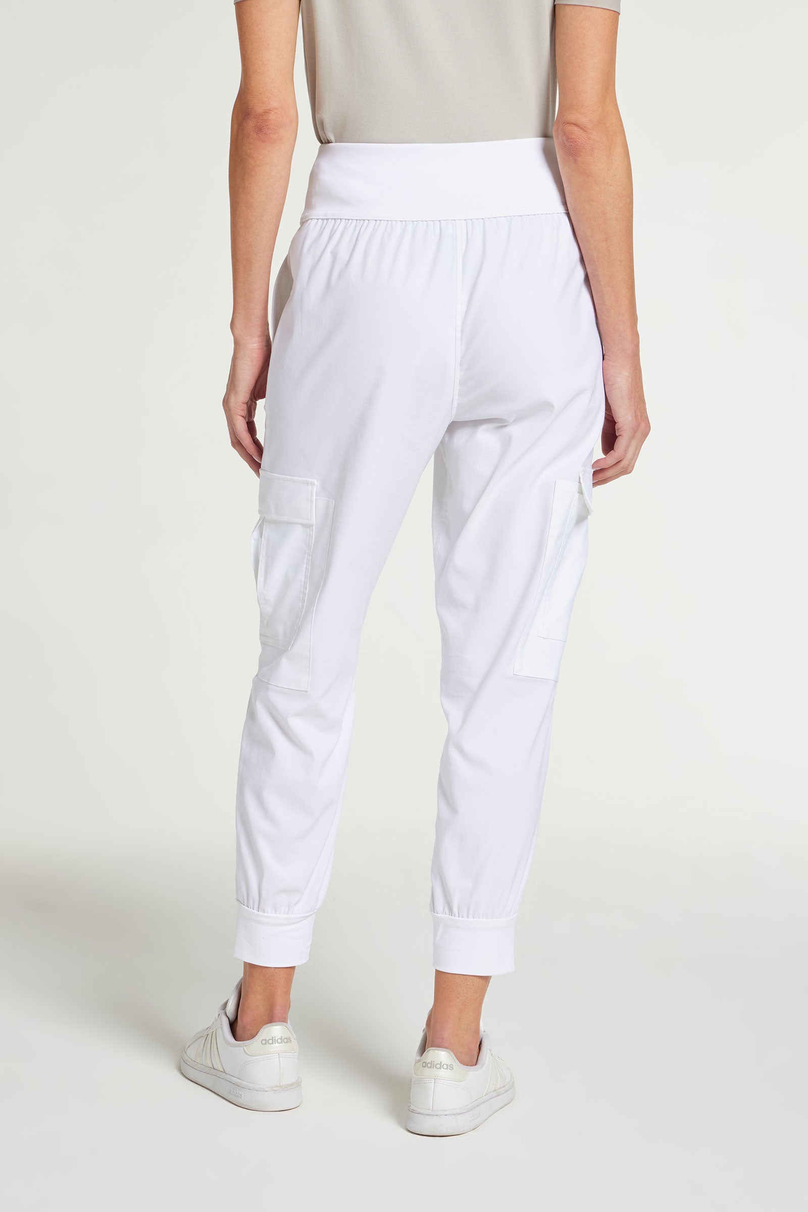 White|| Amrita Saira Cargo Joggers