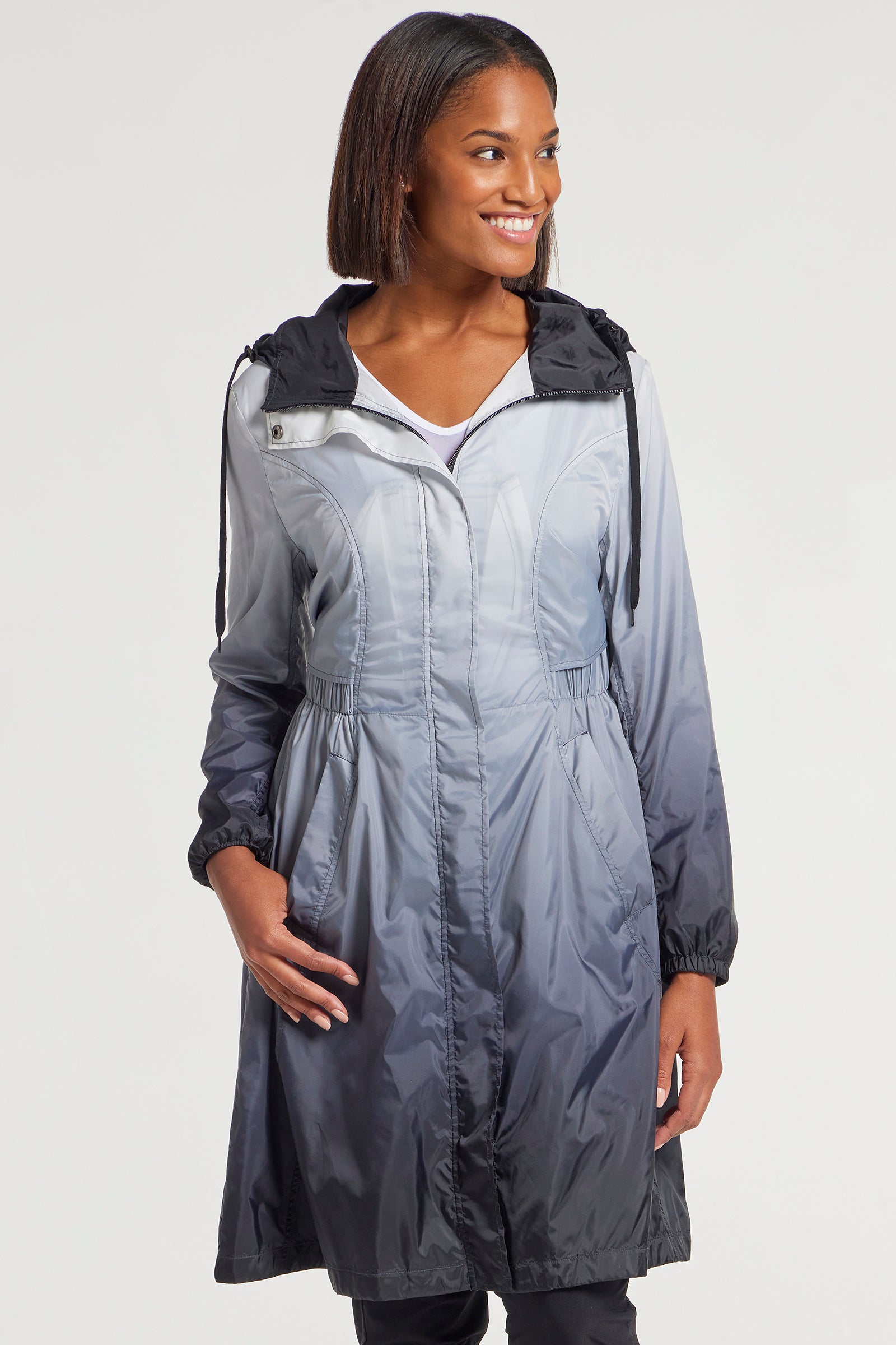 Black / Grey Ombré || Sedona Windbreaker Jacket