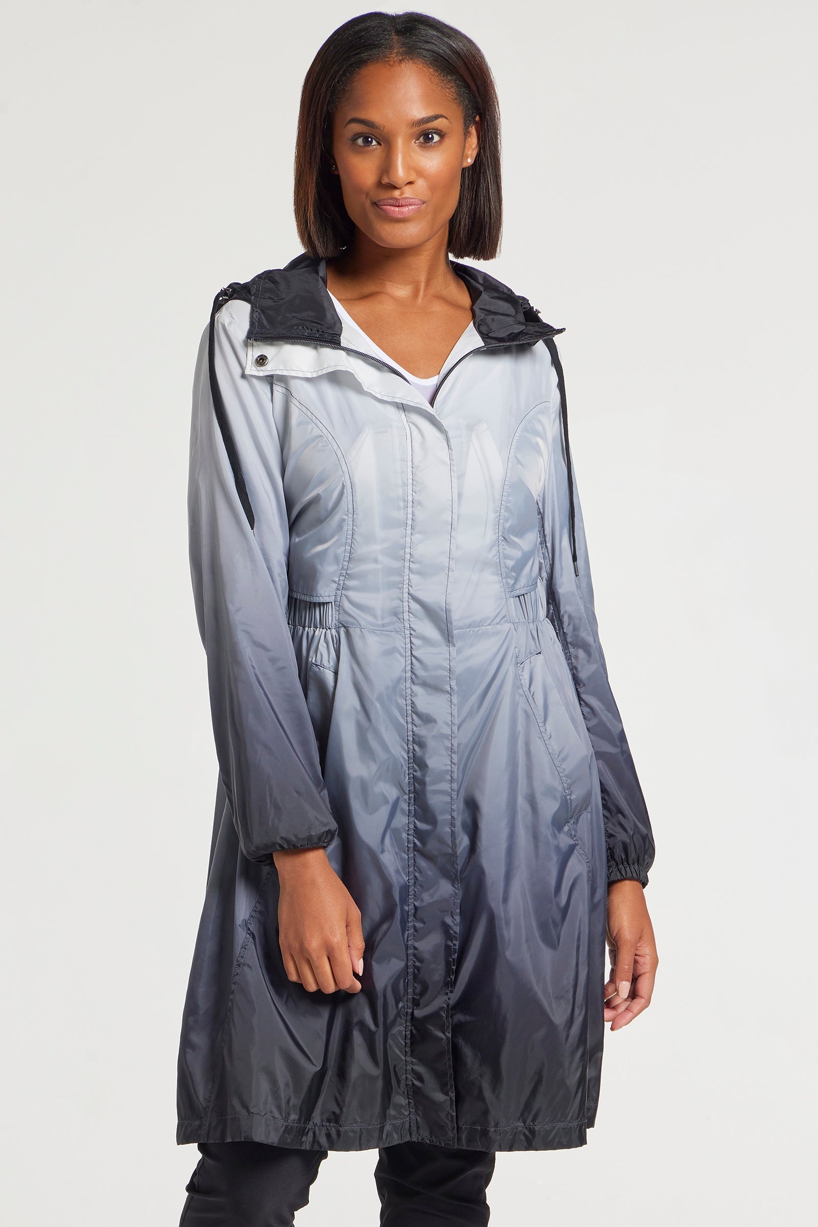 Black / Grey Ombré || Sedona Windbreaker Jacket