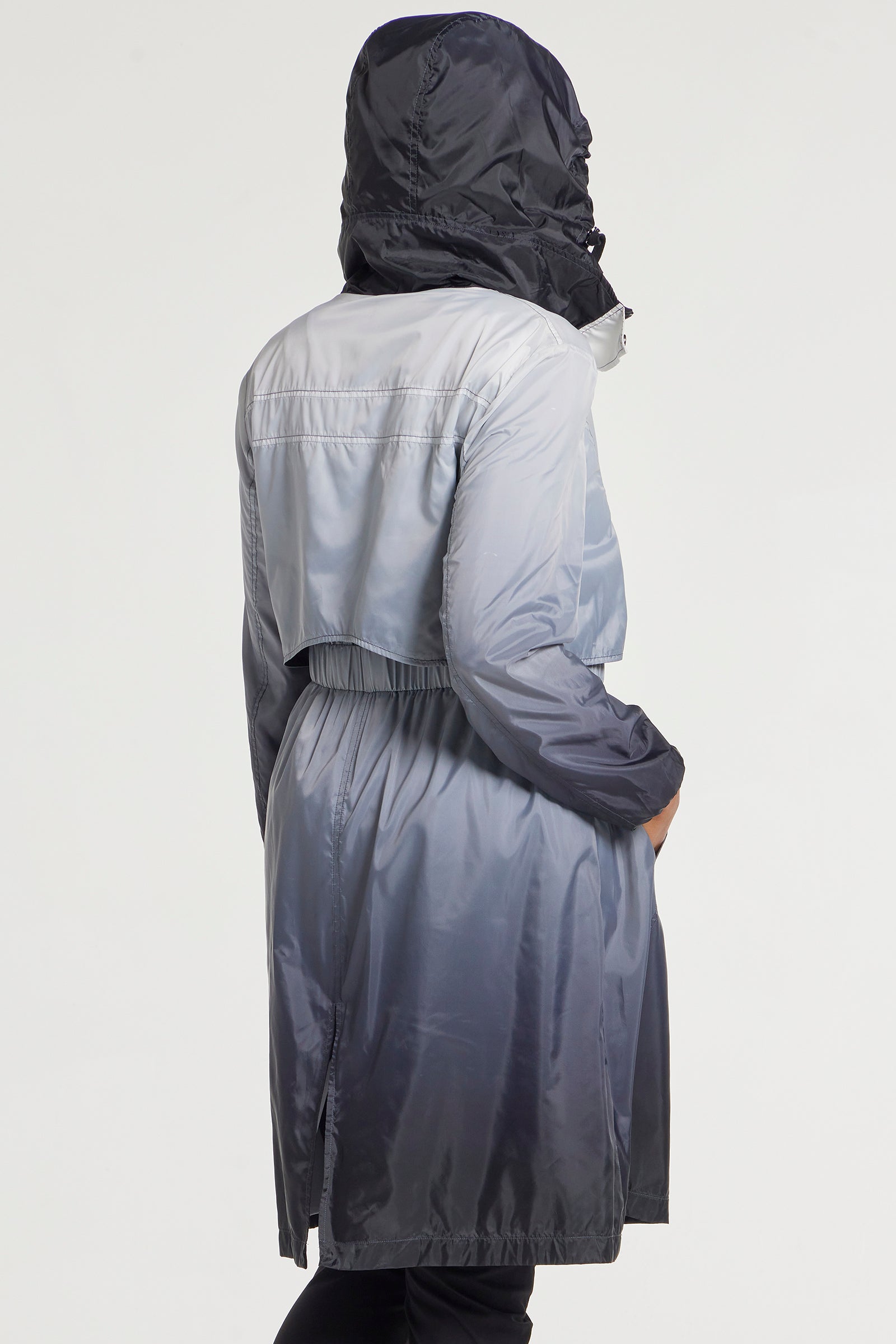 Black / Grey Ombré || Sedona Windbreaker Jacket