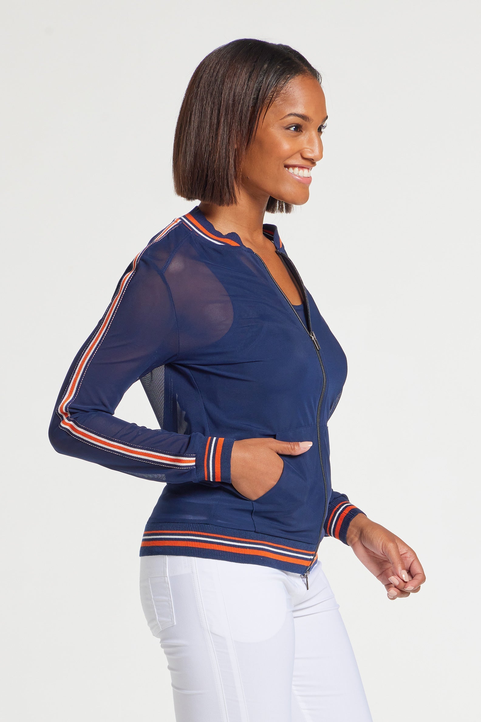 Navy|| Monica Jacket