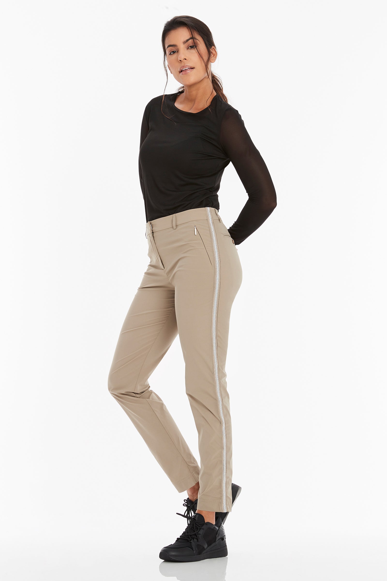 khaki-with-khaki-silver-stripe||