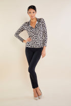 Abstract Cheetah Print || Printed Danica Super Jersey Long Sleeve