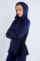 navy with black||