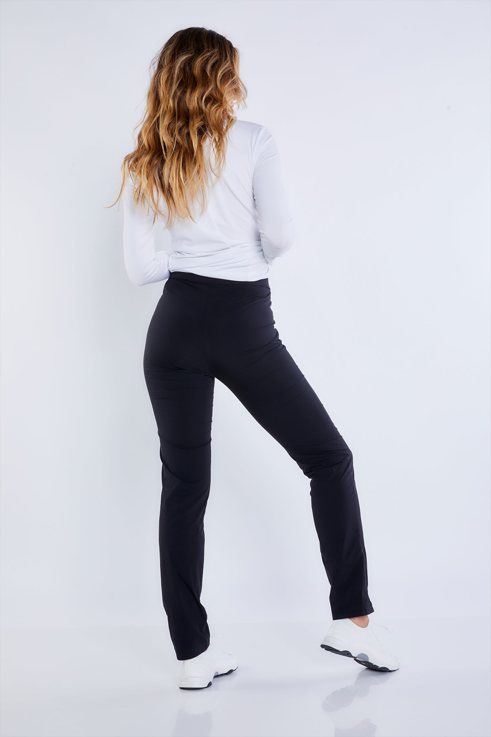 White || Calista Henley Top