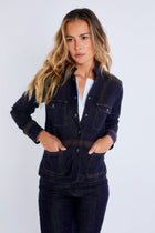 Dark Wash Denim || Frida Denim Jacket