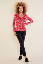 Poppy Floral Print || Printed Danica Super Jersey Long Sleeve
