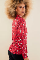 Poppy Floral Print || Printed Danica Super Jersey Long Sleeve