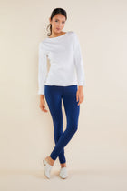 White || Helena Silk Cashmere Top