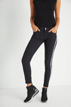 Black/White-stripe||