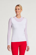 White|| Barcelona Mesh Long Sleeve Top