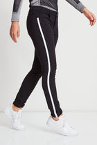 Black/White-stripe||