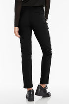black-with-black-silver-stripe||