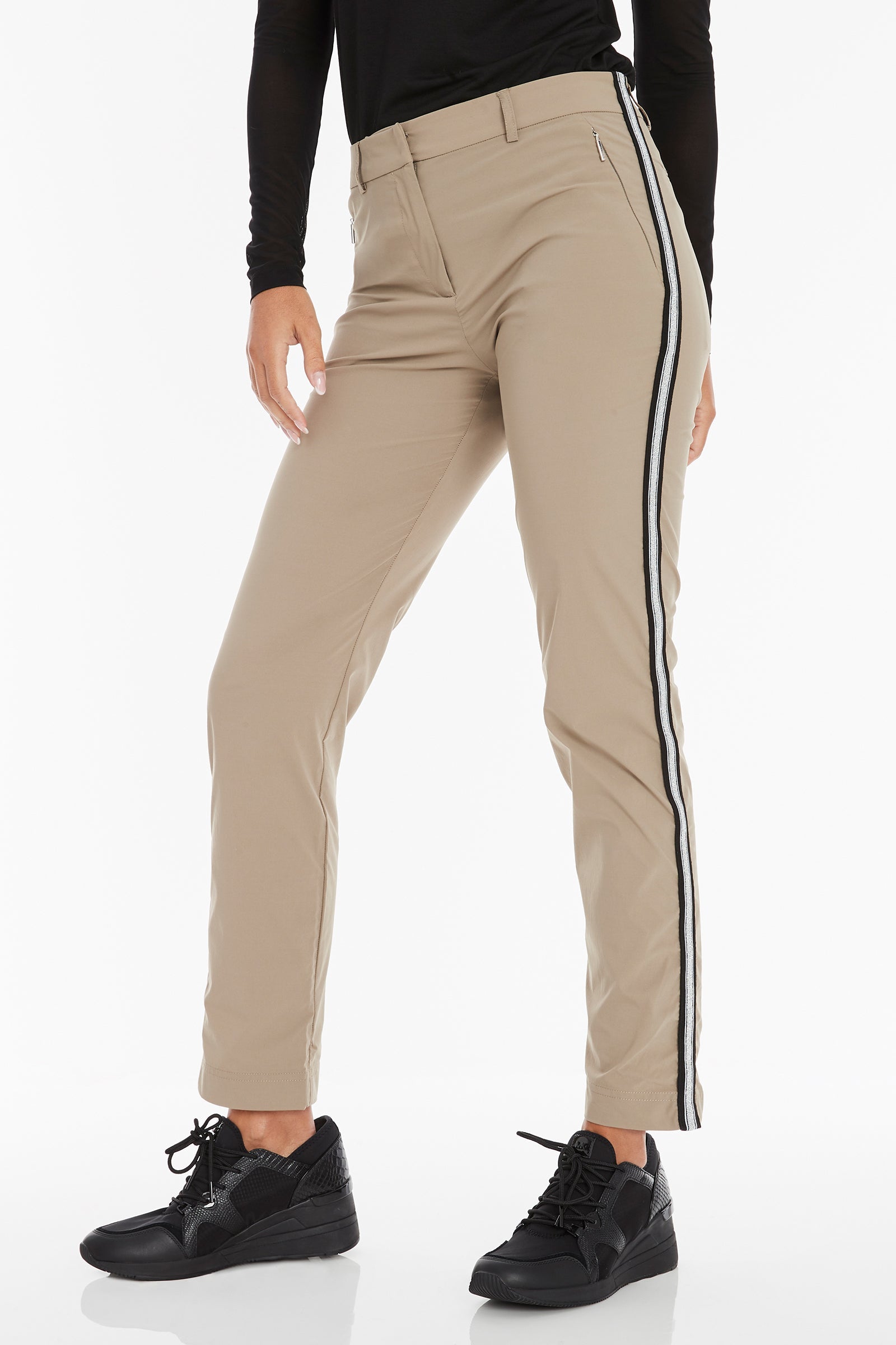 khaki-with-black-silver-stripe||